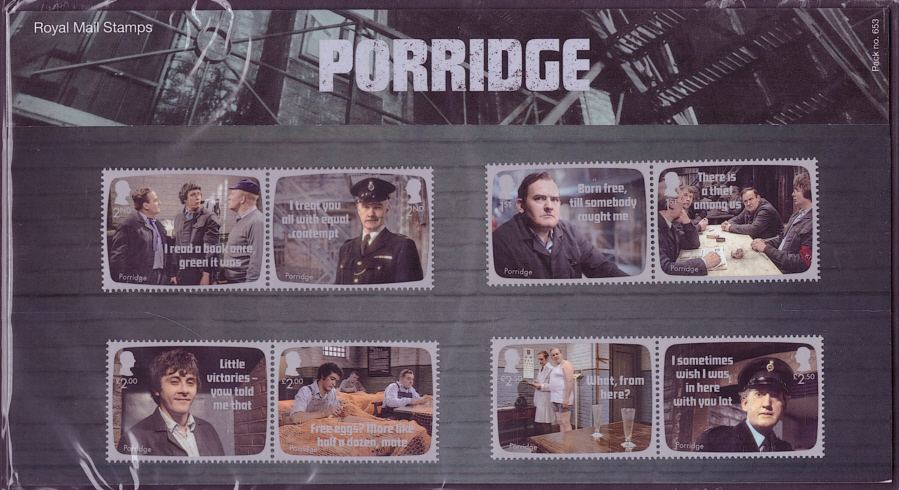 (image for) 2024 Porridge Royal Mail Presentation Pack 653